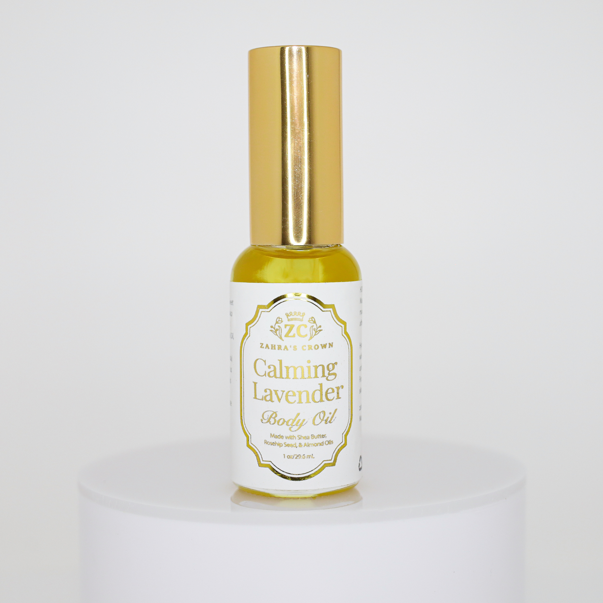 Calming Lavender Body Oil – Zahra's Crown