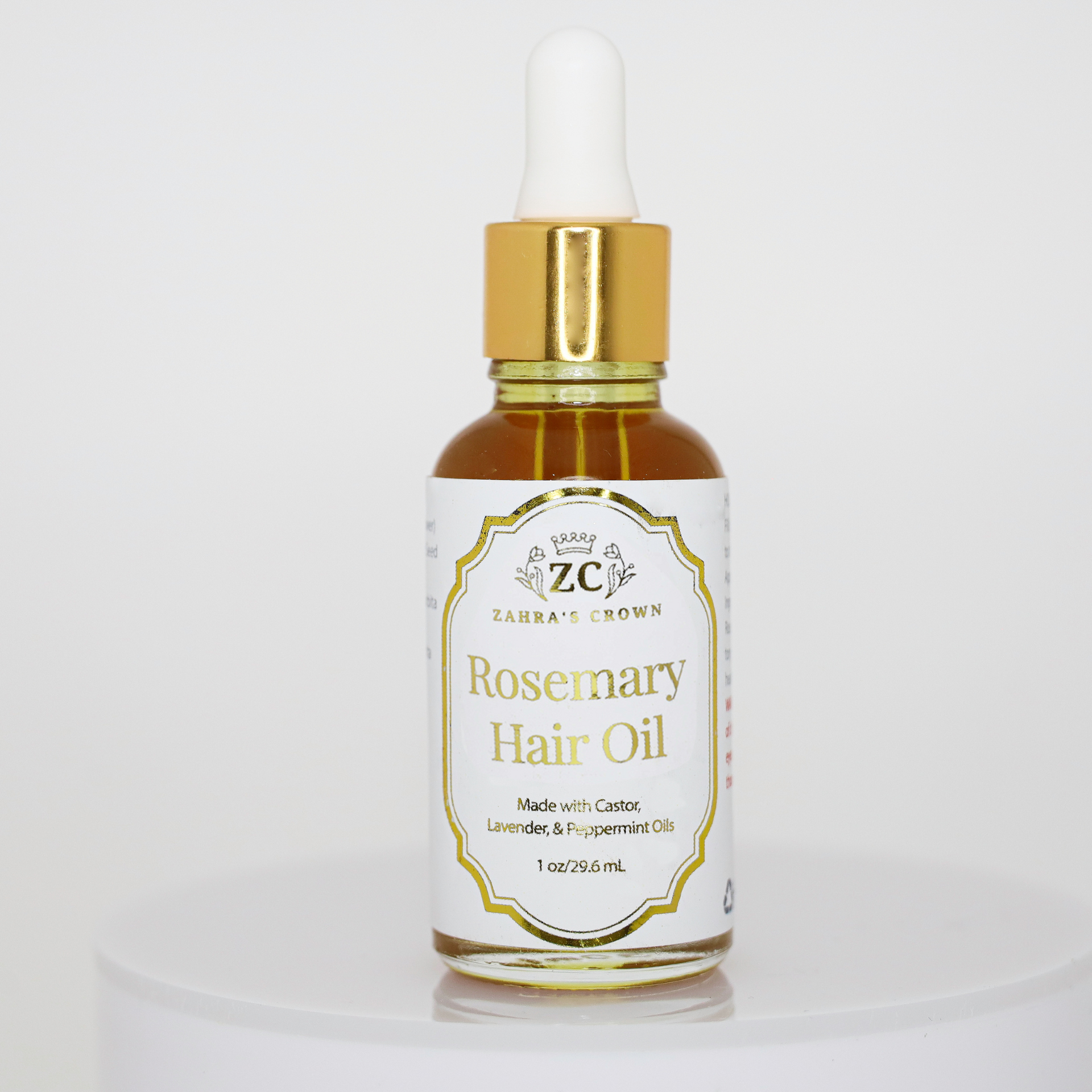 【rosemary】 Rosemary Hair Oil – Zahra's Crown